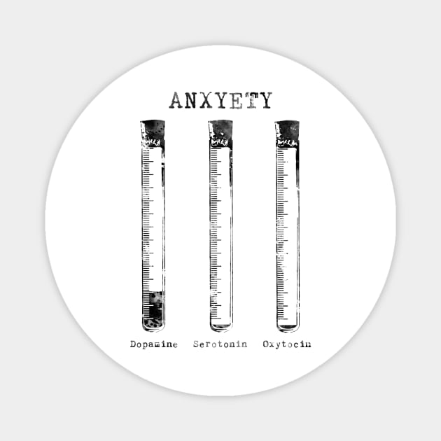 Vial Test Tube Anxiety Magnet by erzebeth